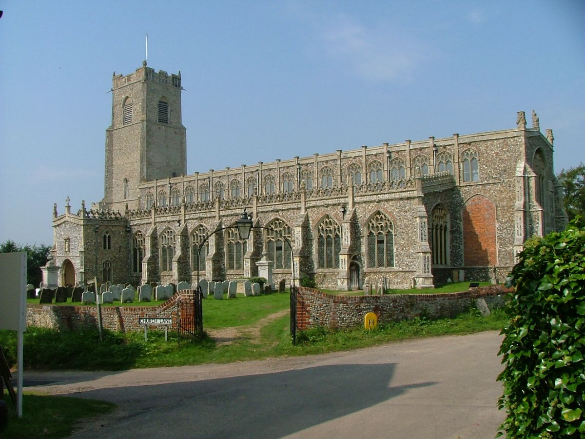 Black Shuck Attacks Blythburgh Church During a Thunderstorm (1577)
